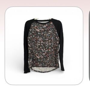 LL Bean Midweight Merino Wool Long Sleeve Top Sz Medium